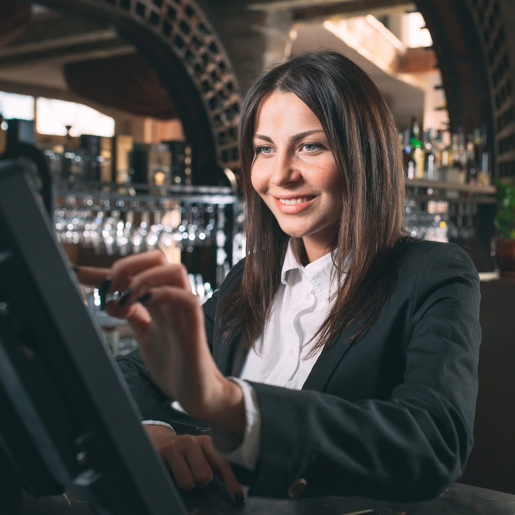 Small,Business,,People,And,Service,Concept,-,Happy,Woman,Or